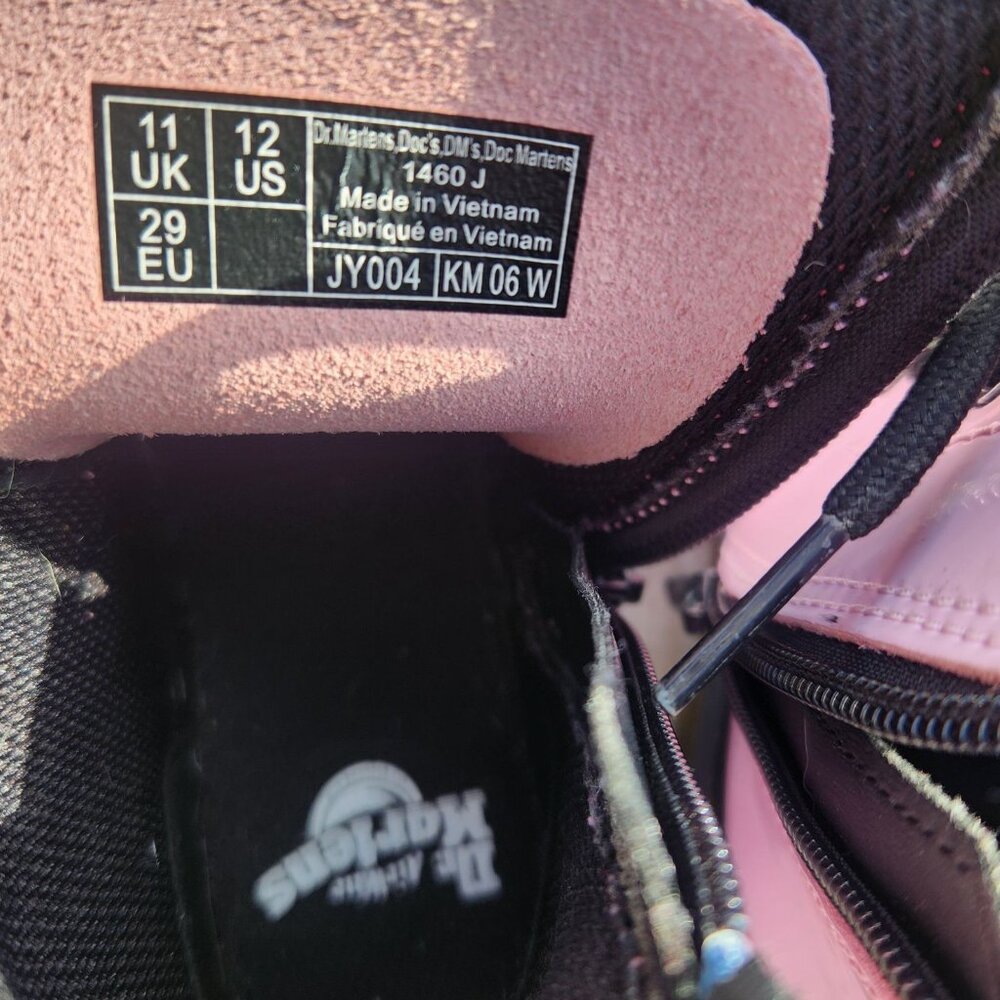 Kids Doc Marten Boots Pink - Picture 5 of 6